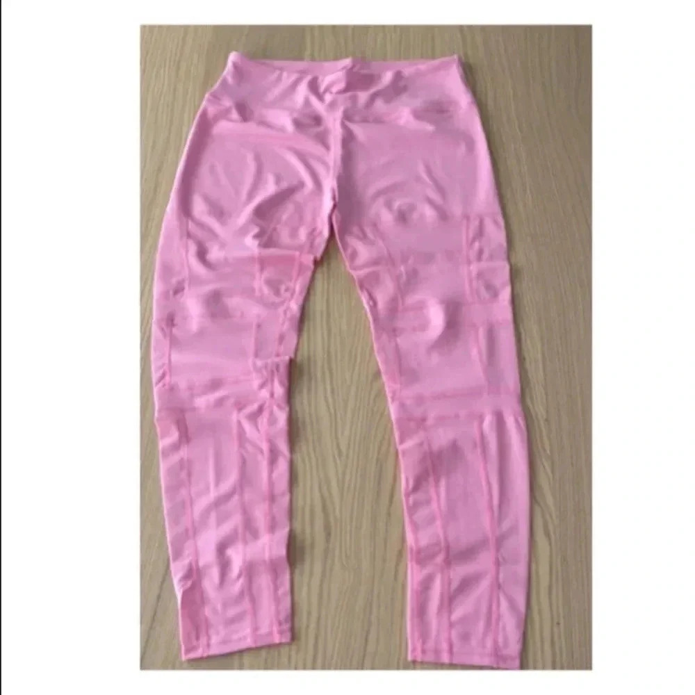 🆕Kimberly Pink Mesh Insert Rushed Sport Set L🆕 - Picture 5 of 11
